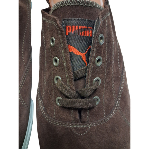 Puma Tekkies Hunger Brown Suede Casual Sneakers Mens Size 14 Shoes Vintage New main image 11